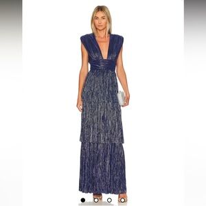 Sabina Musayev Judith Gown in Blue - Size M